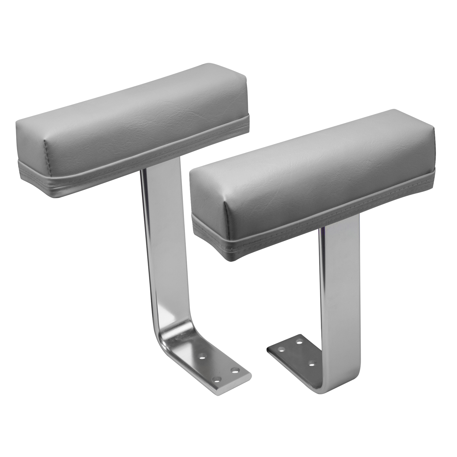 Wise 8WD444AR-717 Arm Rest with Aluminum Brackets and Mounting Hardware Grey